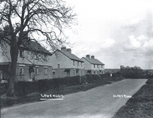 Early view of Council Houses in Olney Road, Lavendon